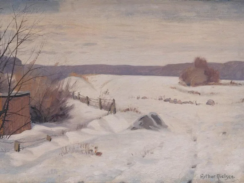 1883-Arthur Nielsen - Paesaggio